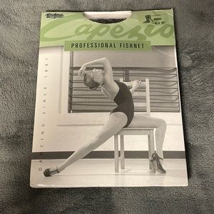 Capezio Professional Fishnet Tights, Black